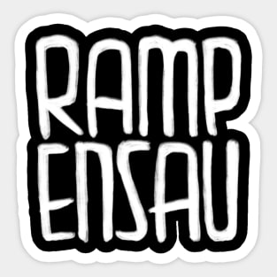 Lustig, Fame, Rampensau Sticker